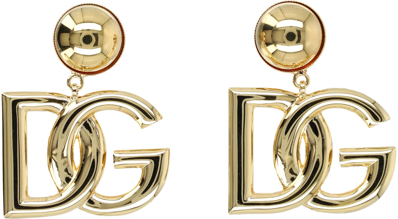 Dolce & Gabbana Clips Pop Dg Earring Oro Goud