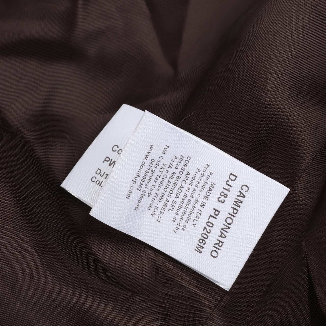 Dondup DONDUP Lapin Fur Coat in Brown, Size 42 Bruin