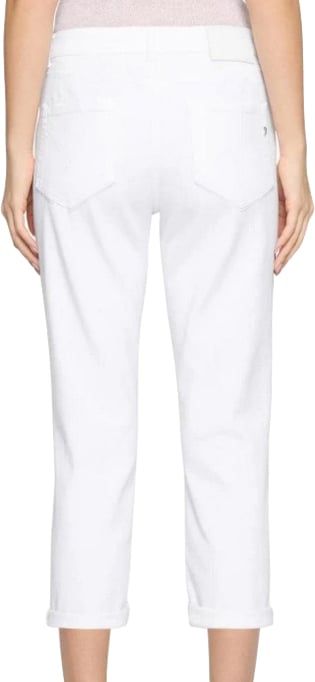 Dondup Trousers Bianco Wit