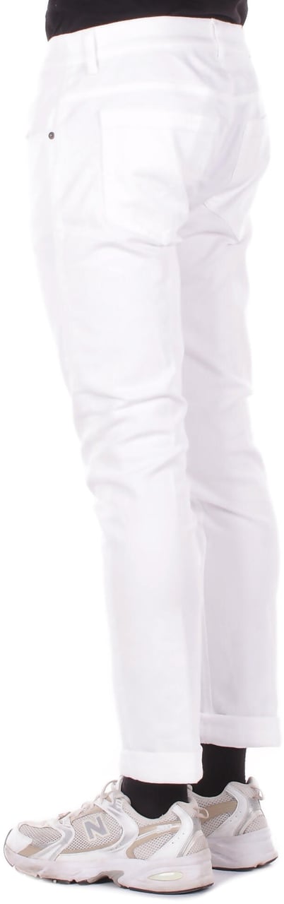 Dondup Jeans Bianco Wit