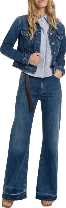 Dondup Coats Denim Blauw
