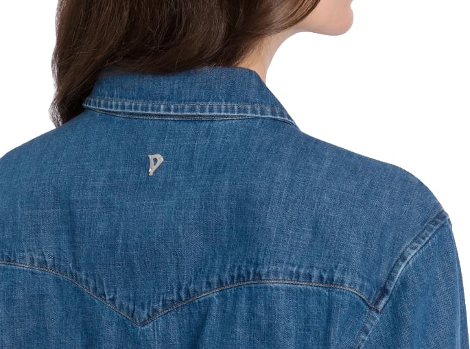 Dondup Shirts Denim Blauw