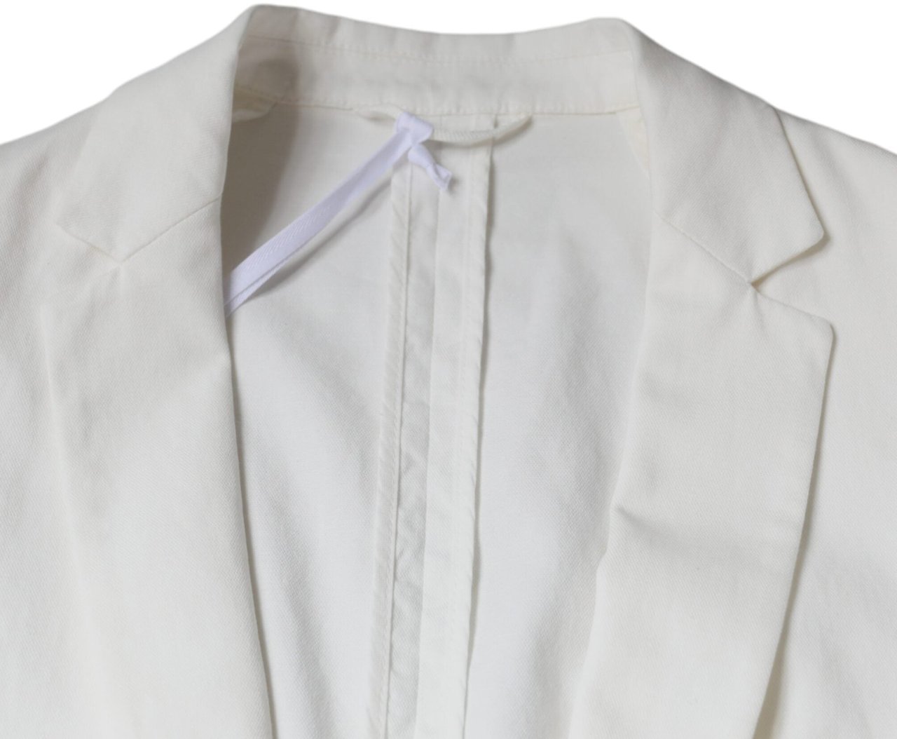 Dondup White Single Breasted One Button Dress Formal Blazer Wit