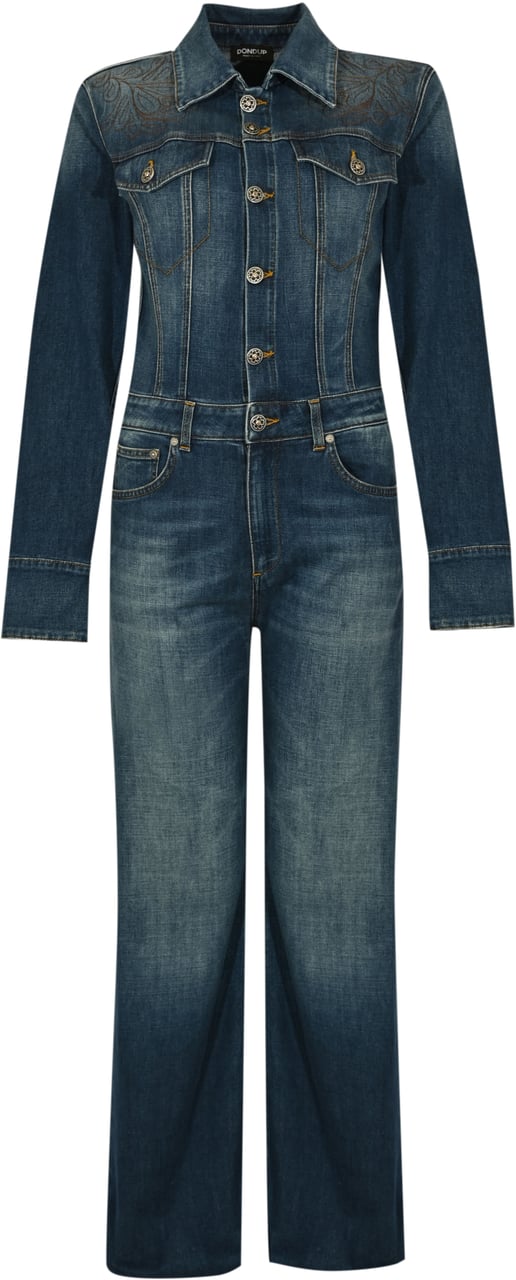 Dondup Trousers Blue Blauw