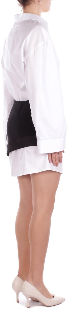 Dondup Dresses Bianco Wit
