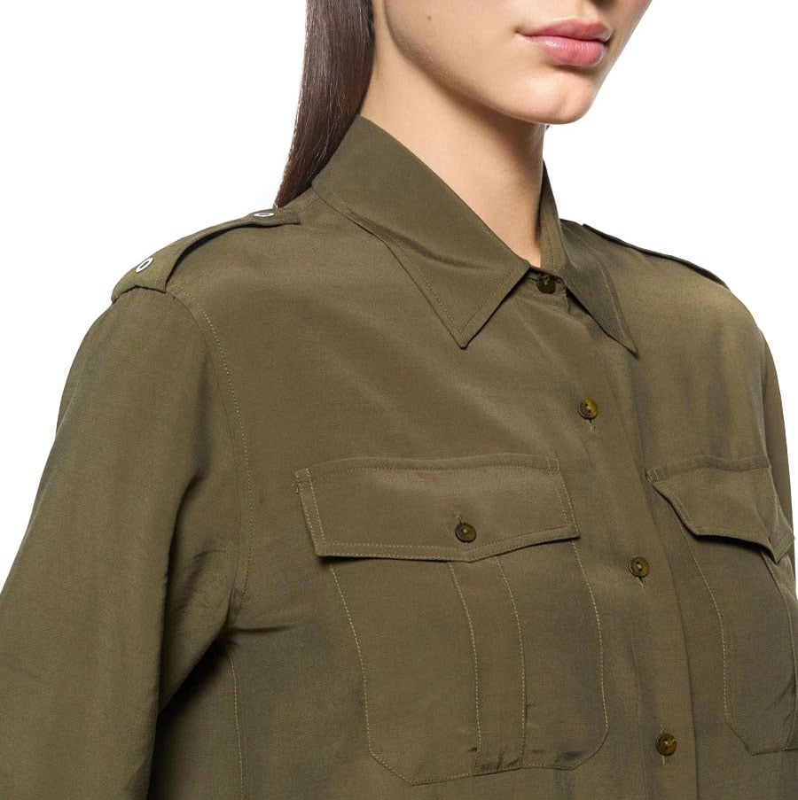 Dondup Shirts Green Groen