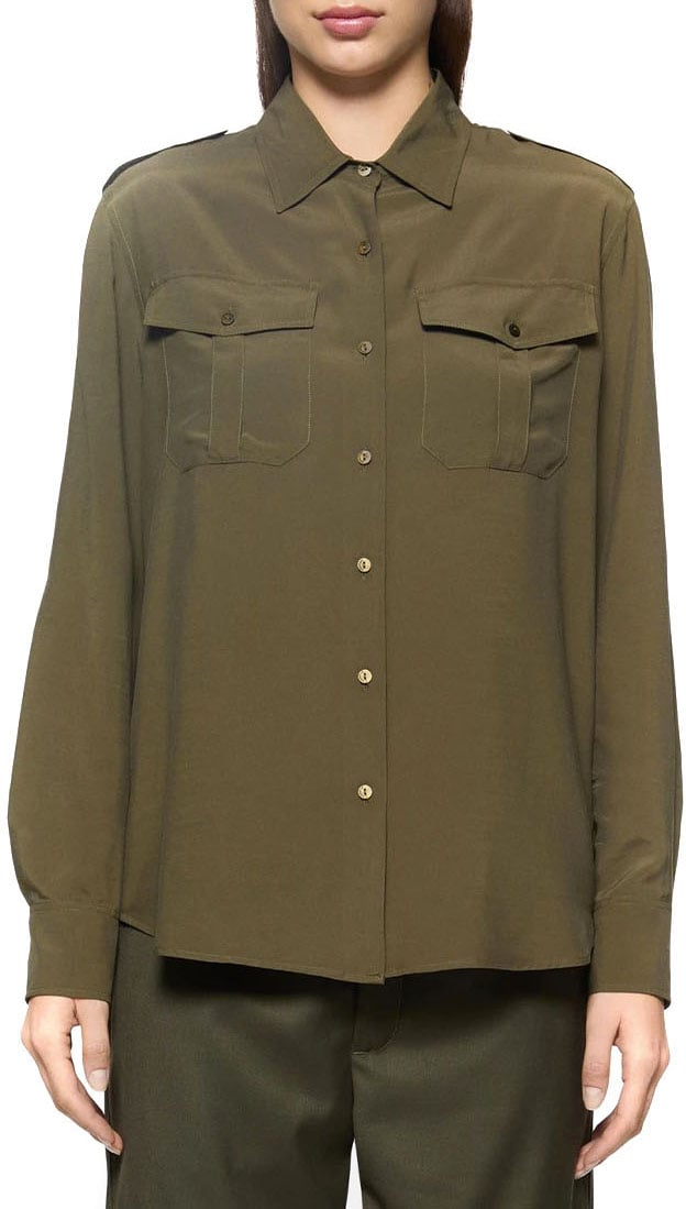 Dondup Shirts Green Groen