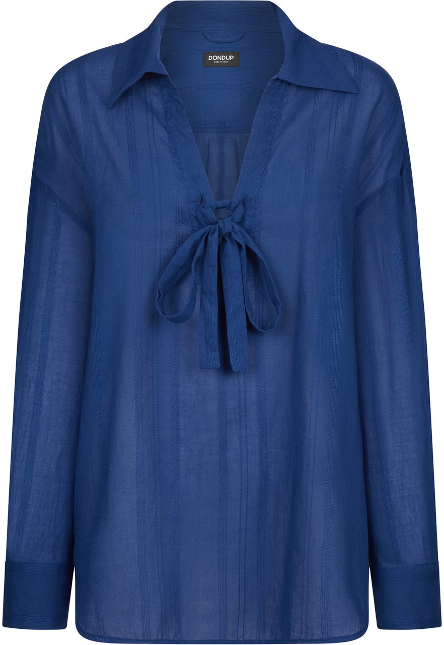 Dondup Shirts Blue Blauw