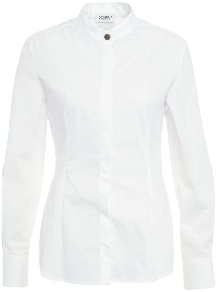 Dondup Blusa con collo alla coreana Wit