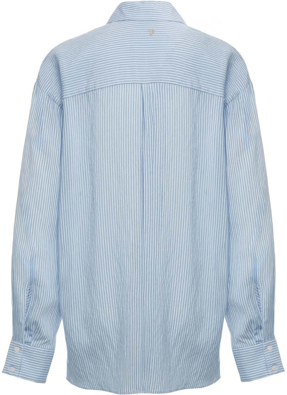 Dondup Striped blouse Blauw