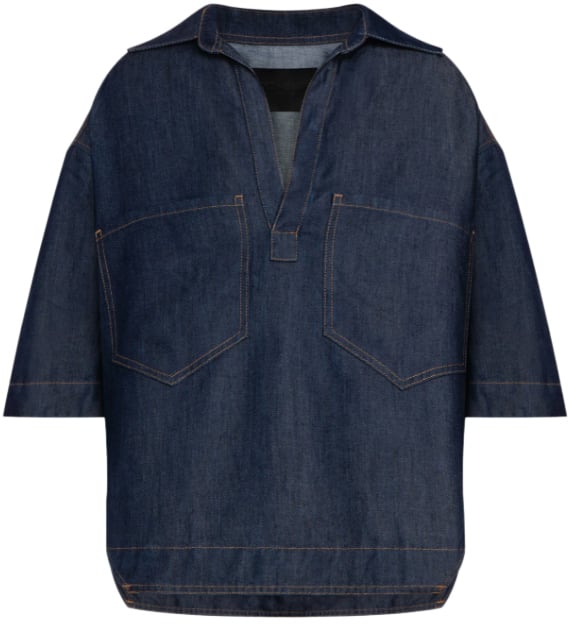 Dondup Shirts Blu Navy