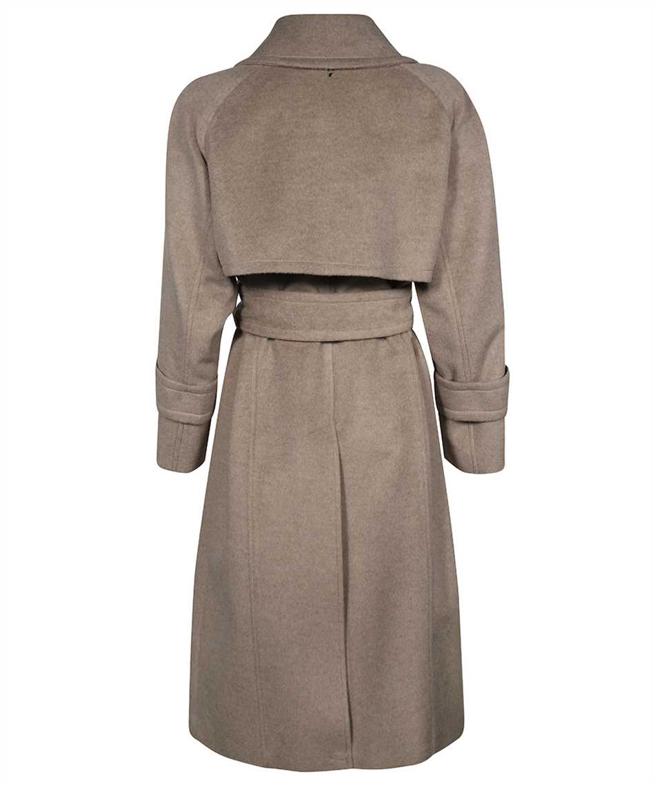 Dondup Double-breasted wool coat Beige
