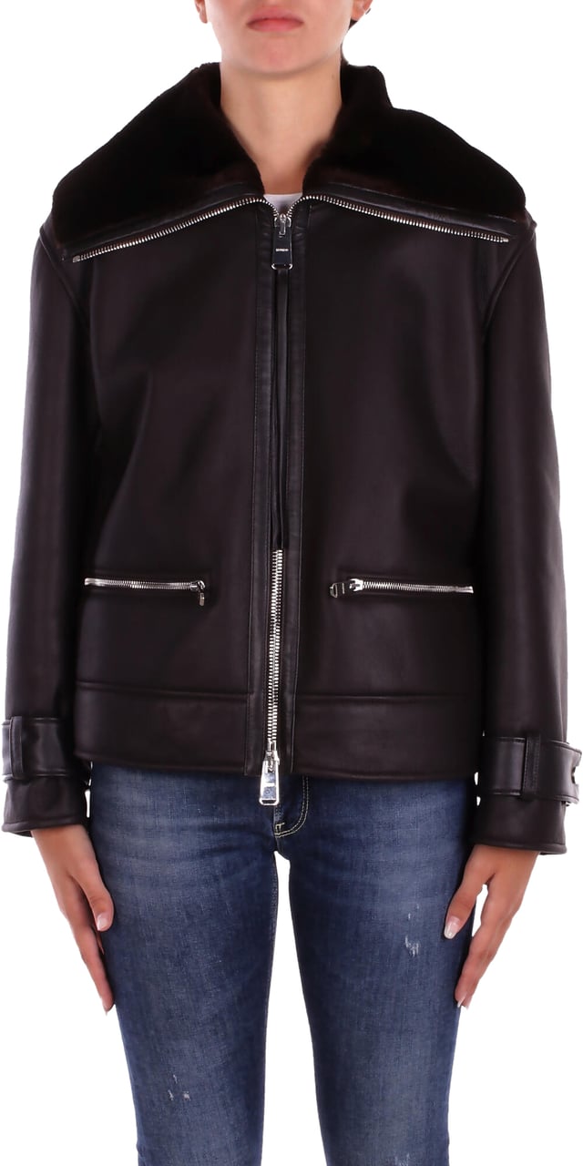 Dondup Coats Dark Brown Bruin