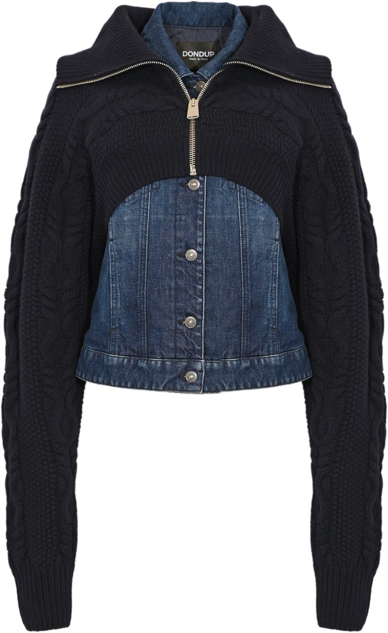 Dondup Coats Blue Blauw