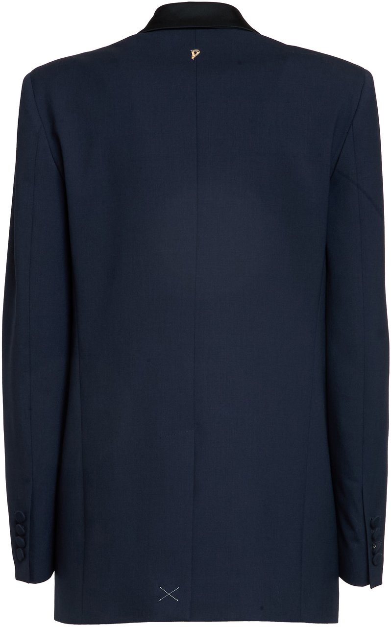 Dondup Blazer Doppiopetto Blauw