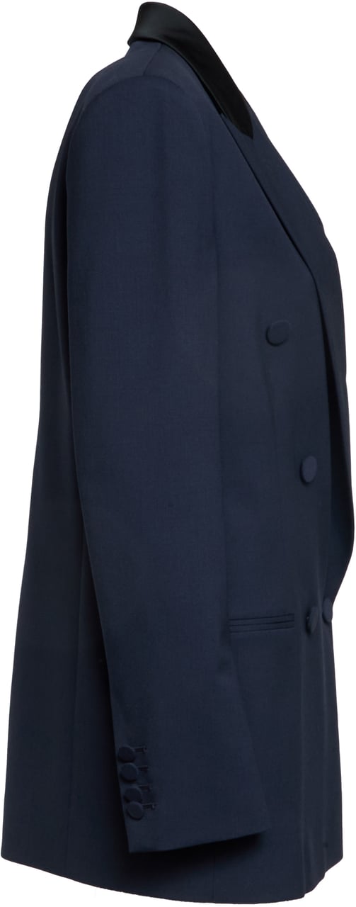 Dondup Blazer Doppiopetto Blauw