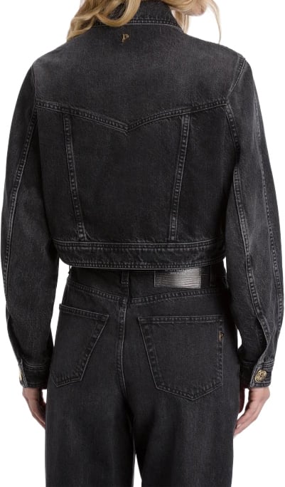 Dondup Coats Nero Zwart