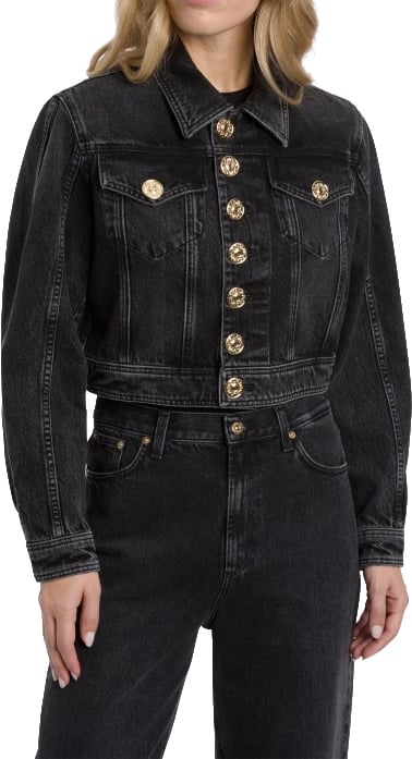 Dondup Coats Nero Zwart