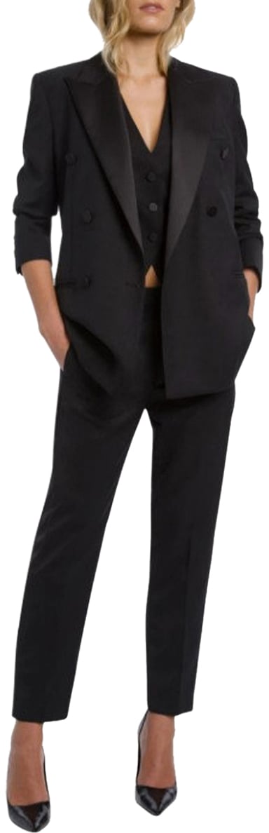 Dondup Waistcoats Black Zwart