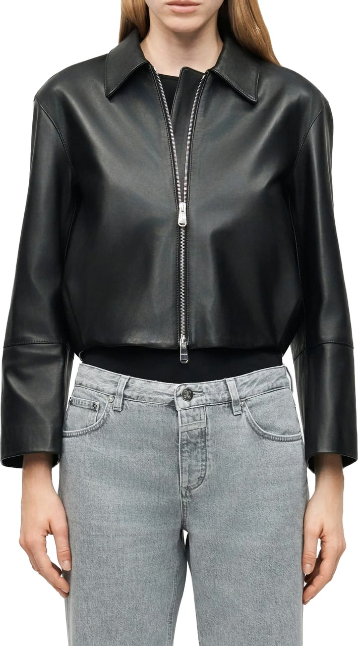 Dondup Coats Nero Zwart