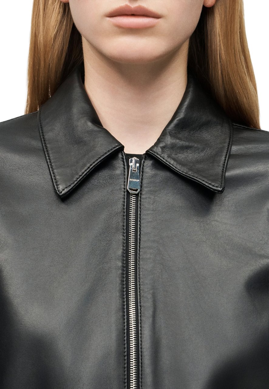 Dondup Coats Nero Zwart