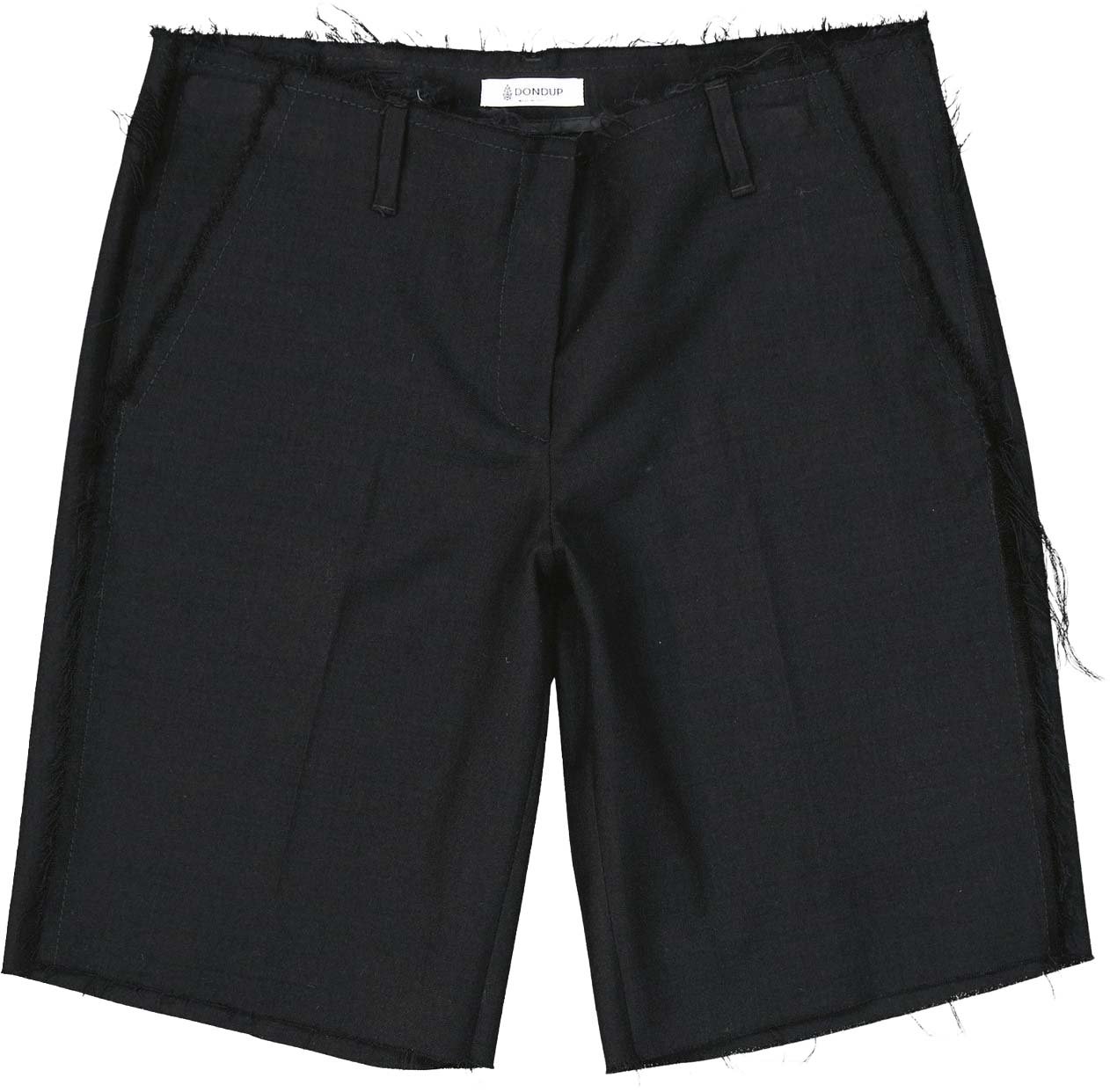 Dondup Virgin Wool Shorts Zwart