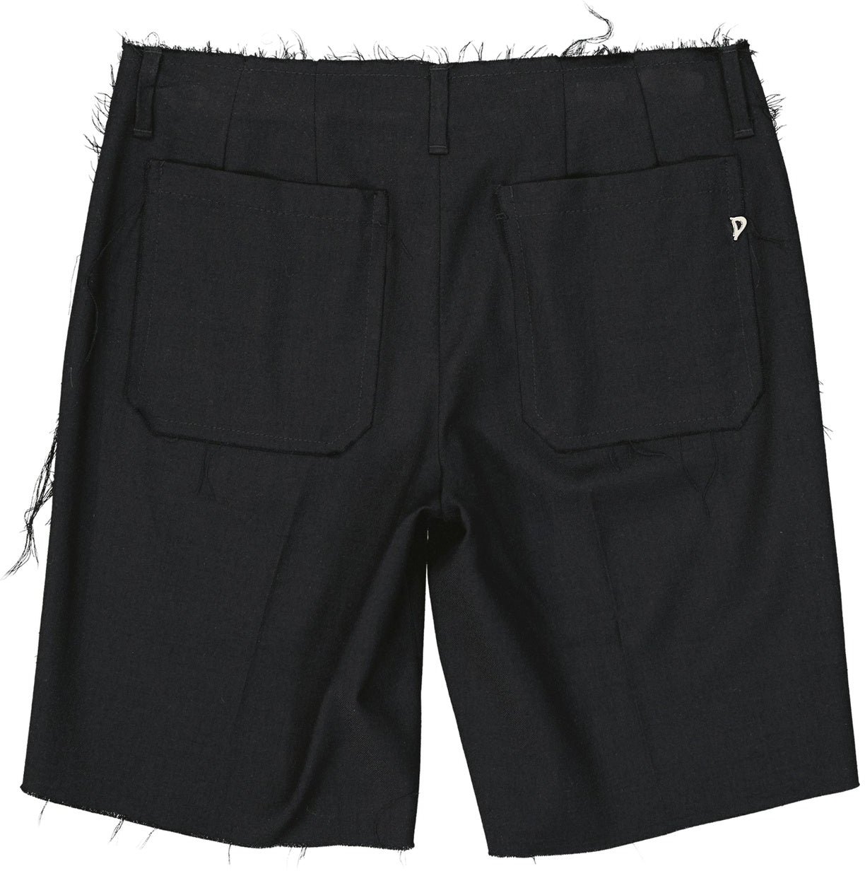 Dondup Virgin Wool Shorts Zwart