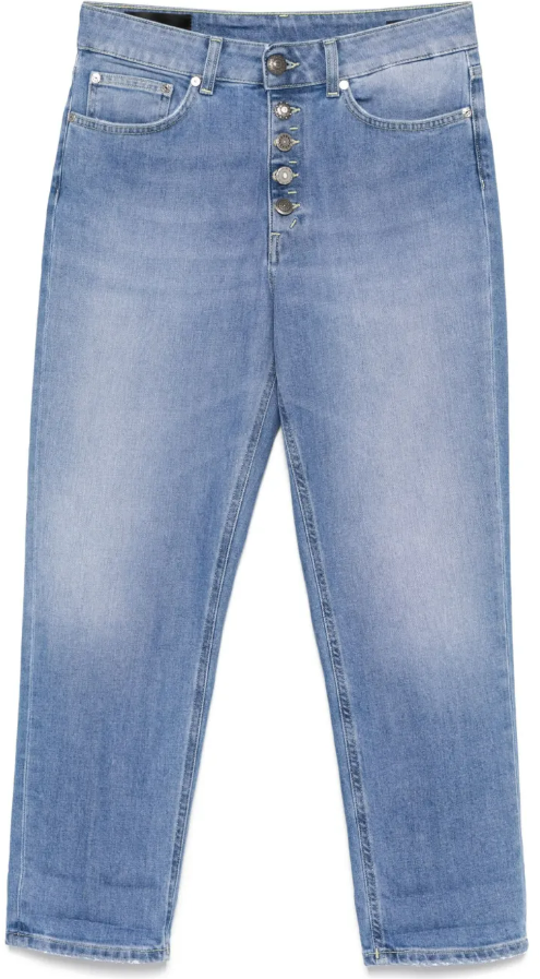 Dondup Trousers Blue Blauw