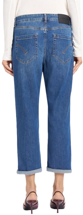 Dondup Trousers Blue Denim Blauw