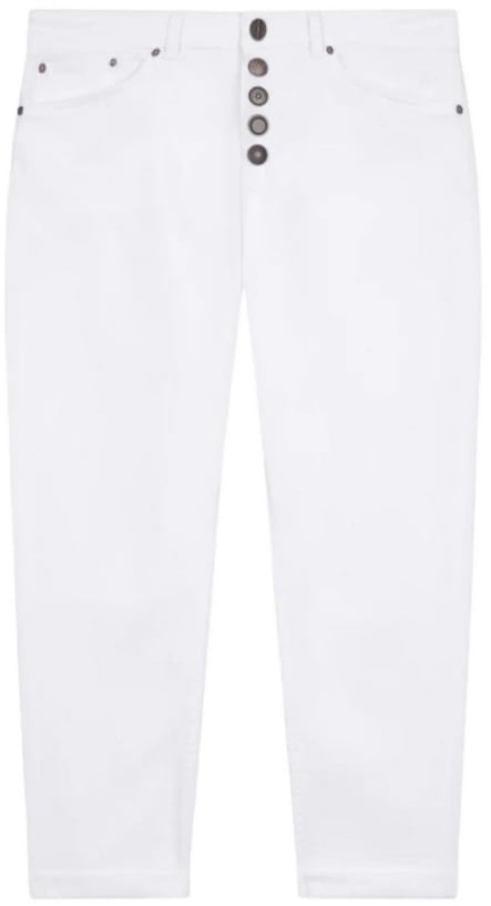 Dondup Trousers White Wit