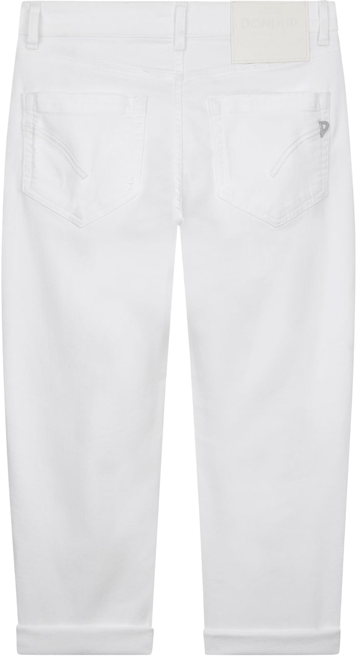 Dondup Trousers White Wit
