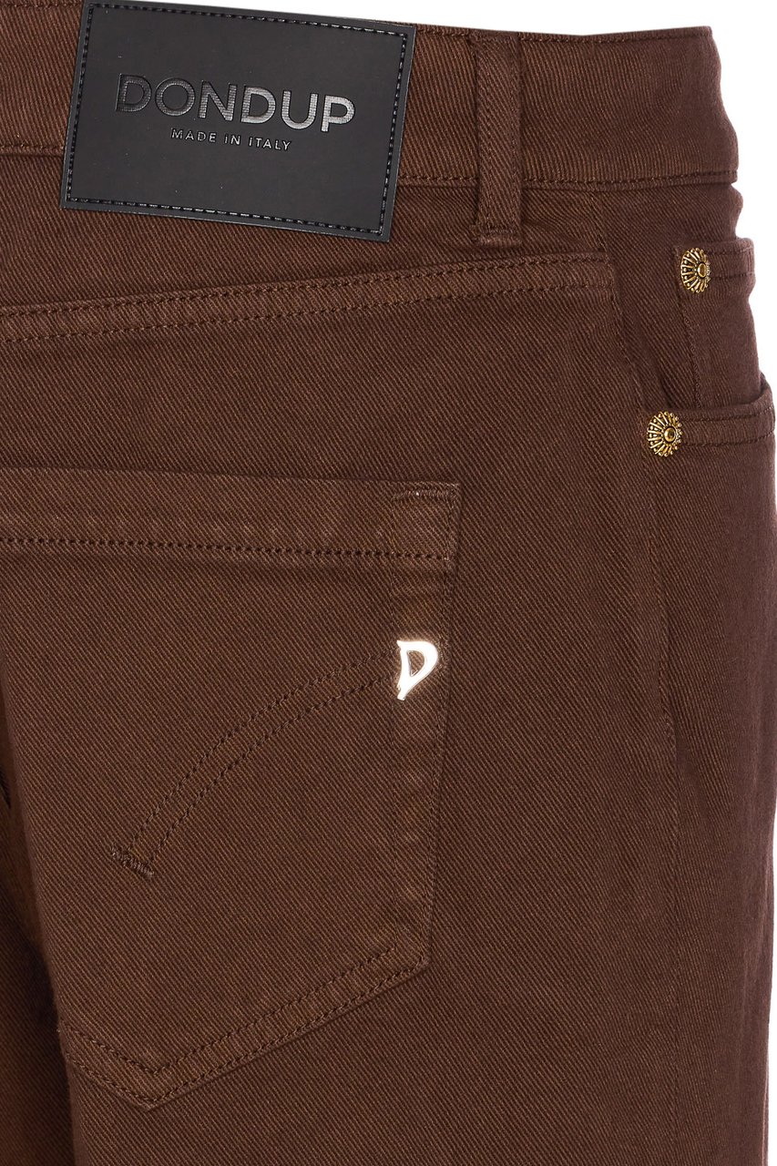 Dondup Trousers Coffee Bruin