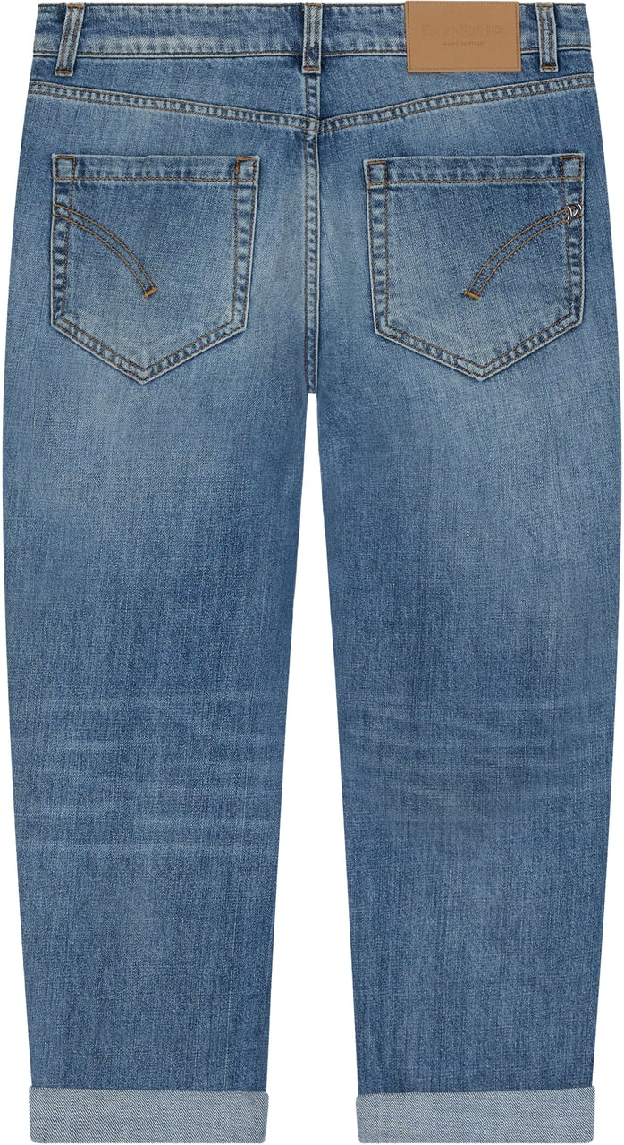 Dondup Trousers Blue Blauw