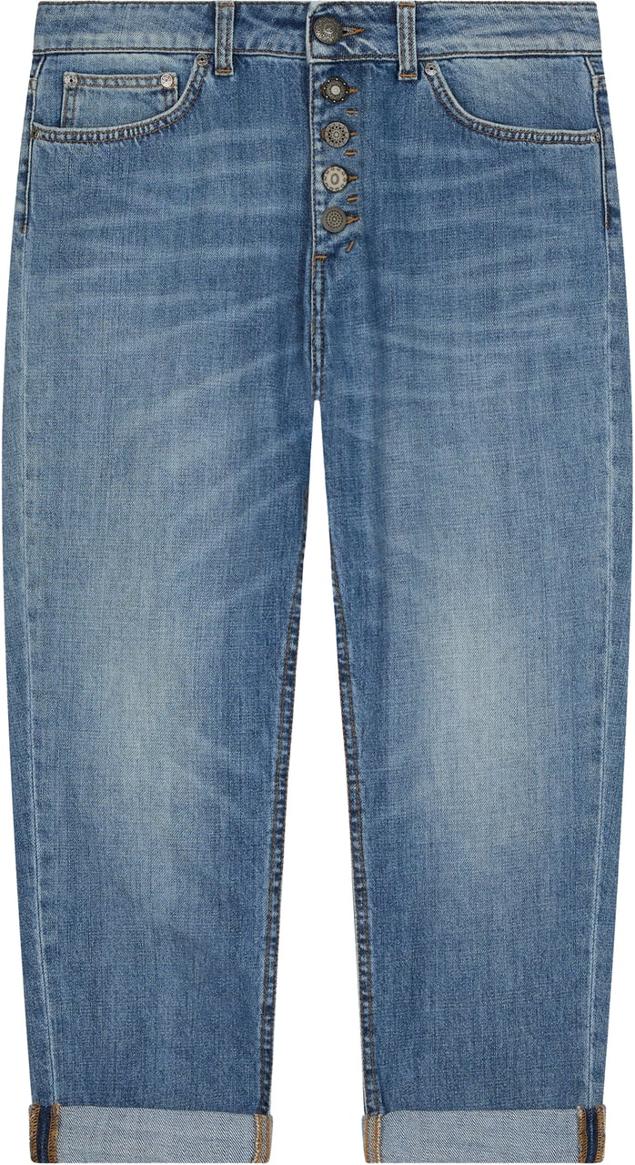 Dondup Trousers Blue Blauw