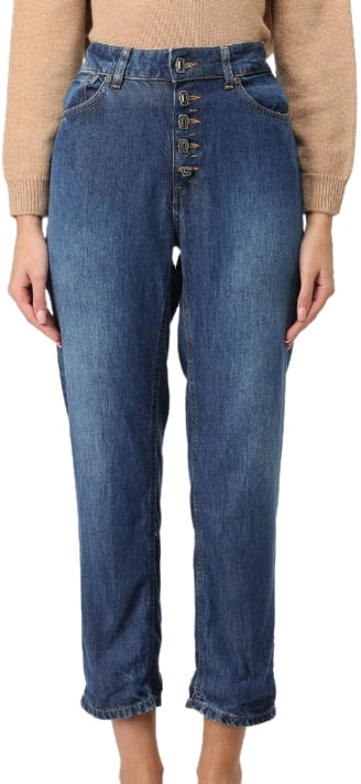 Dondup Trousers Blue Blauw