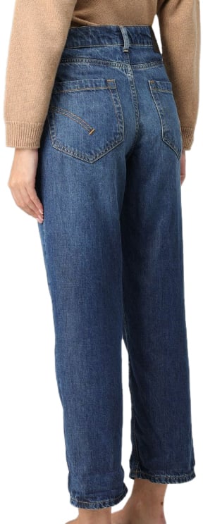 Dondup Trousers Blue Blauw