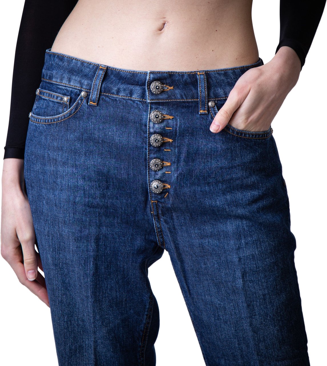 Dondup Jeans Blue Blauw