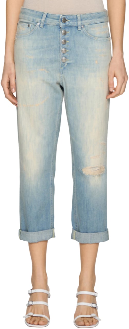 Dondup Trousers Blue Blauw