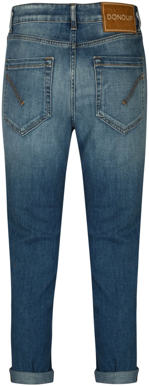 Dondup Trousers Blue Blauw