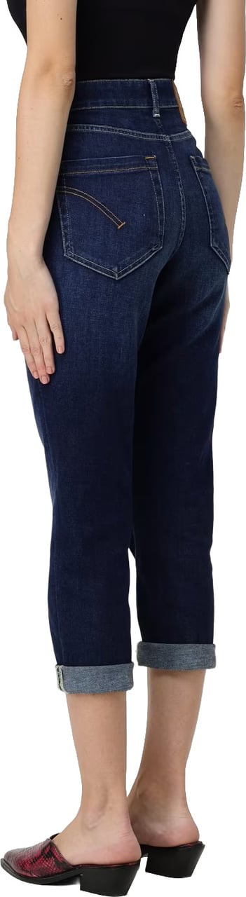 Dondup Rtw Blue Denim Scuro Zwart