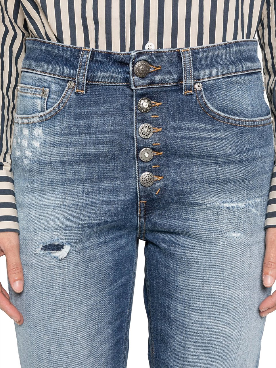 Dondup Jeans Blue Blauw