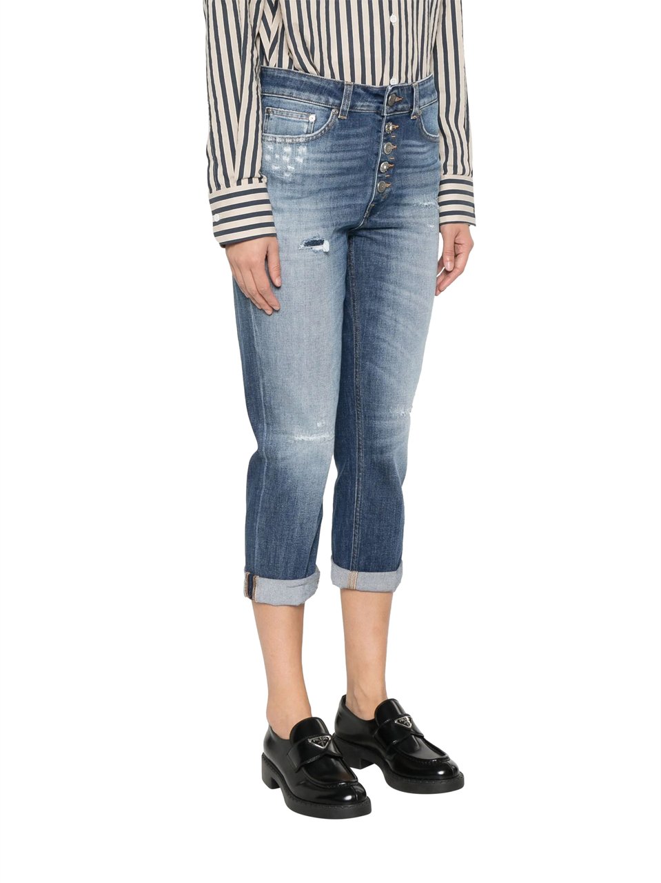 Dondup Jeans Blue Blauw