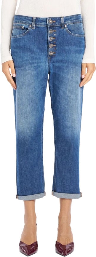 Dondup Rtw Blue Denim Blauw