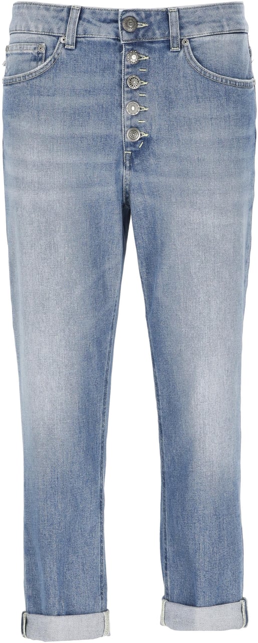 Dondup Trousers Blue Blauw