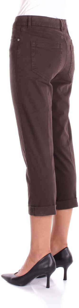 Dondup Trousers Dark Brown Bruin