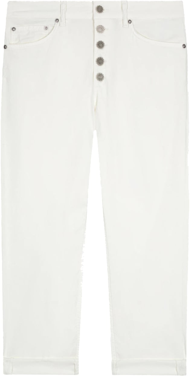Dondup Trousers Fiocco Wit