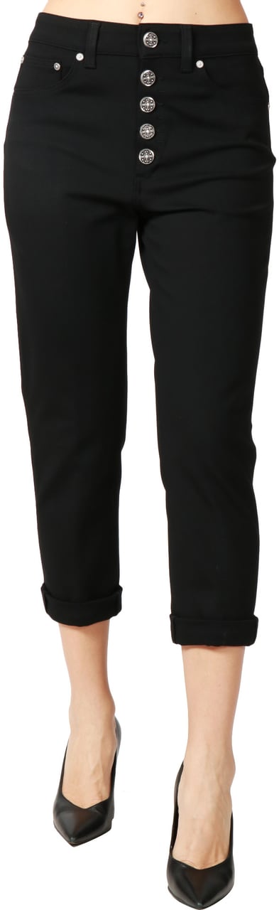 Dondup Trousers Black Zwart