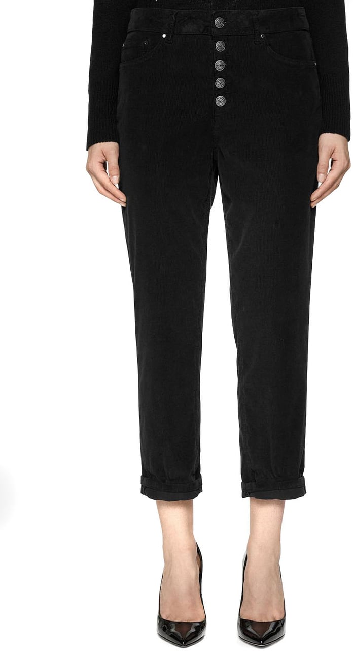Dondup Trousers Black Zwart