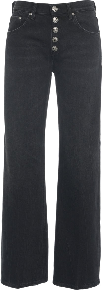 Dondup Jeans 'Jaclyn Bot Gioie' Zwart