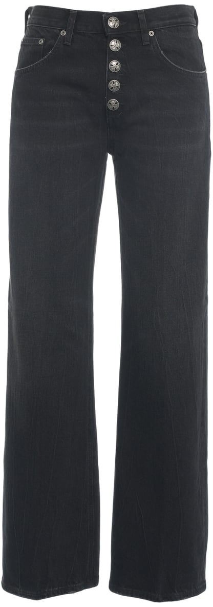 Dondup Jeans 'Jaclyn Bot Gioie' Zwart